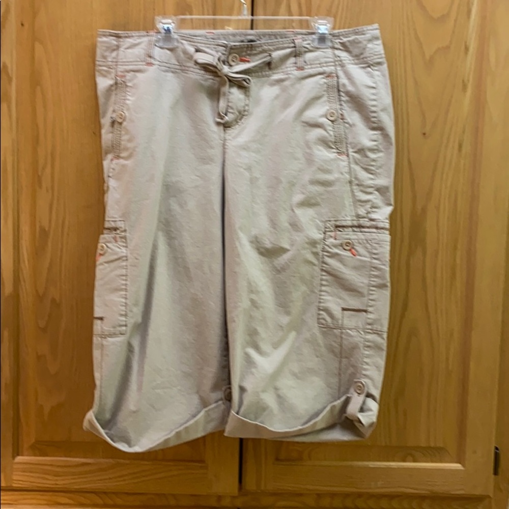 Lane Bryant Khaki Capri Pants